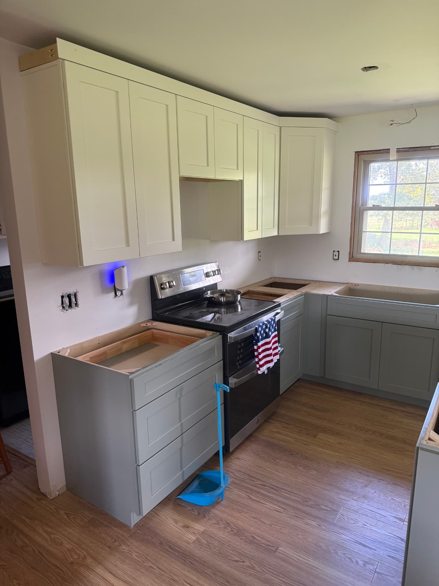 Two-Tone Farmhouse Kitchen